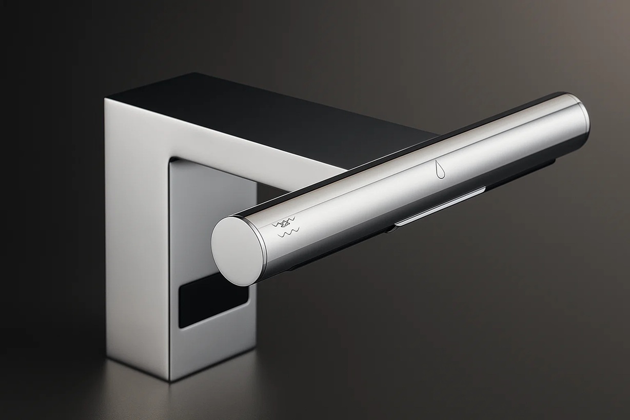 Hands-free soap dispenser and sink station evaluated for sanitation outcomes in shared facilities