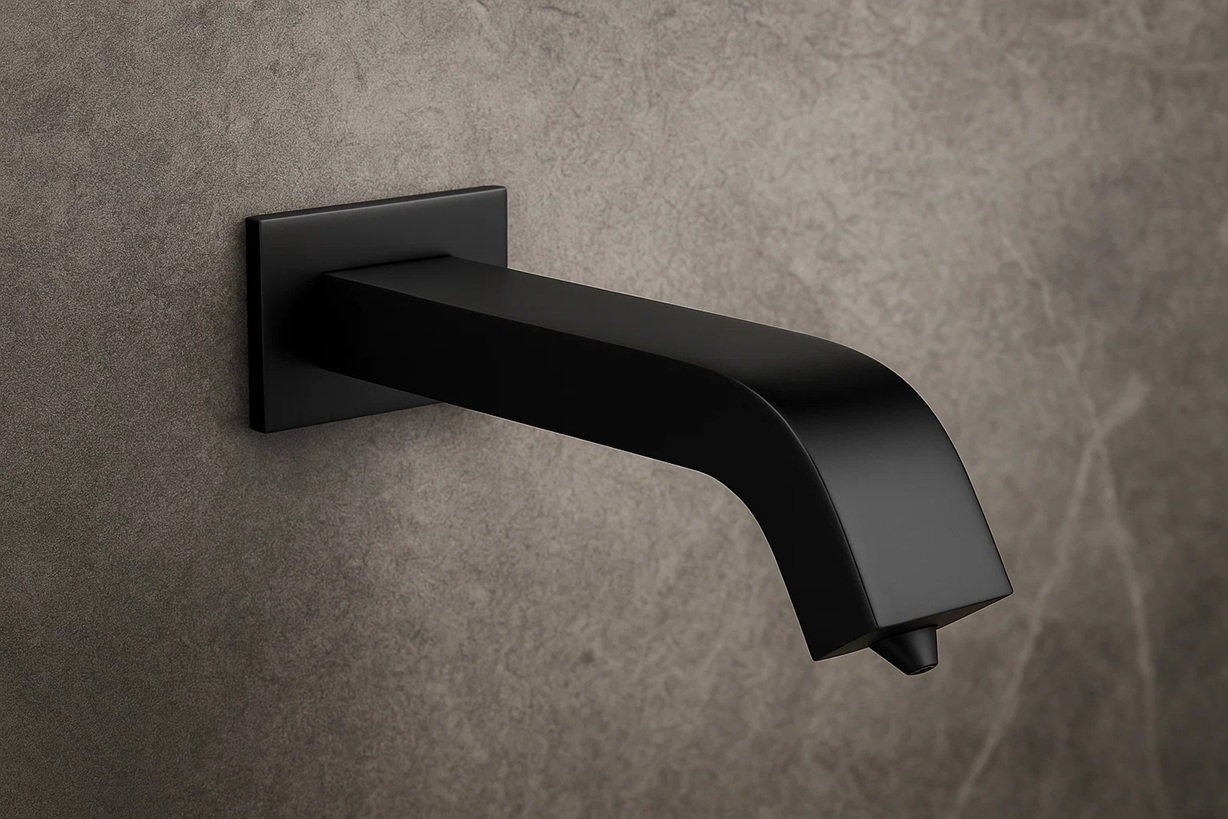 Automatic soap dispenser in a public restroom used to document findings and practical hygiene insights