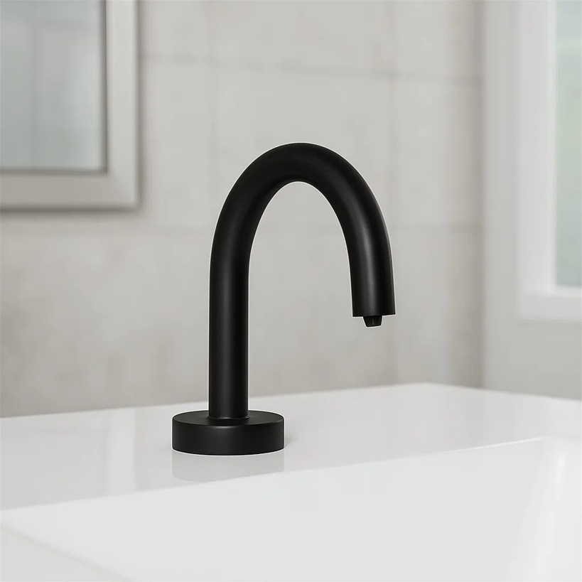 Commercial automatic soap dispenser close up