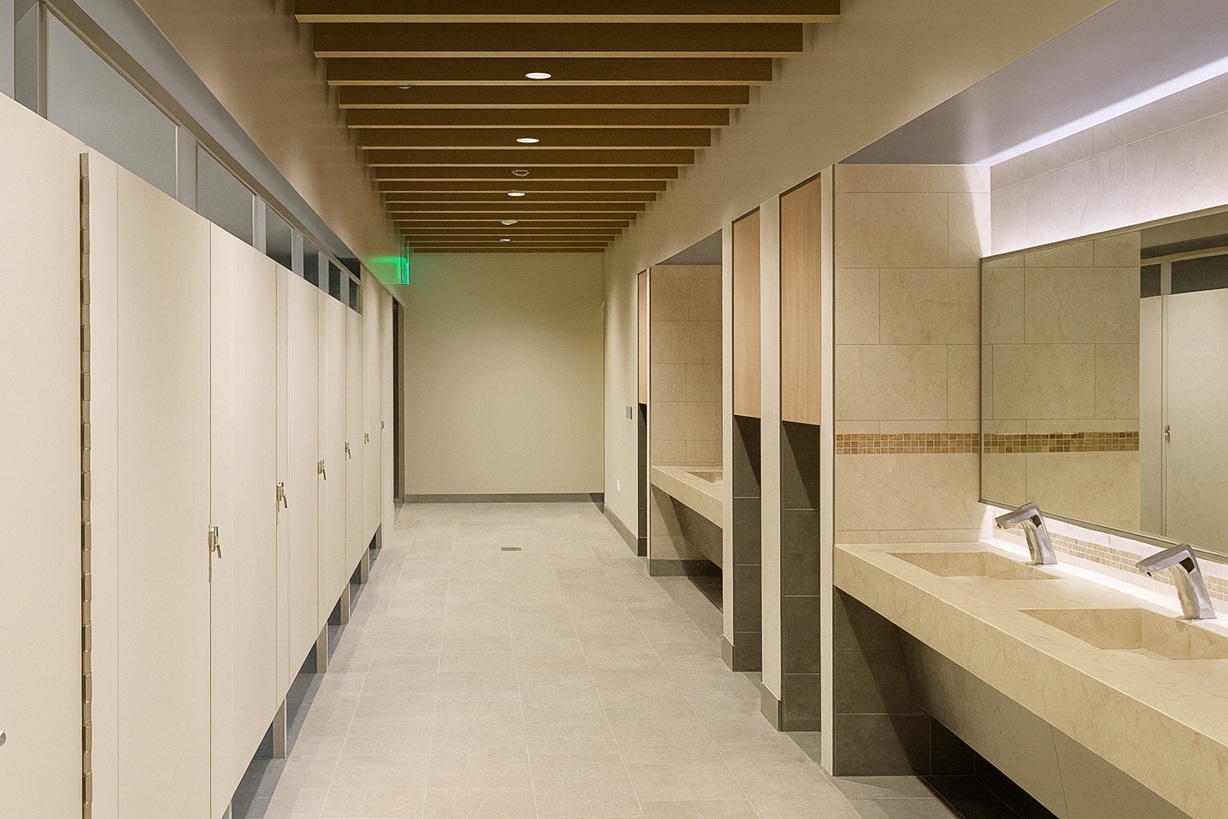 WaterSense-labeled faucet at a school handwash station