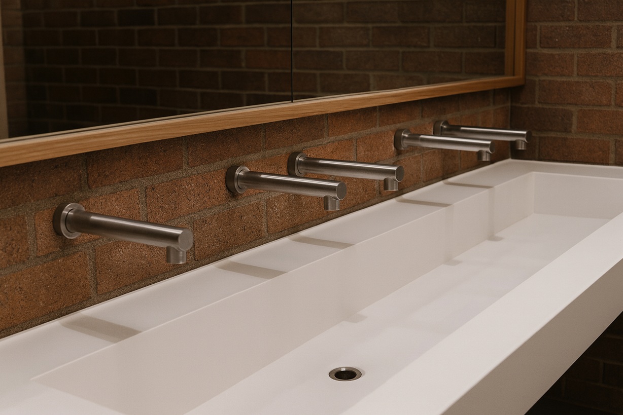 IoT dashboard showing soap dispenser refill levels