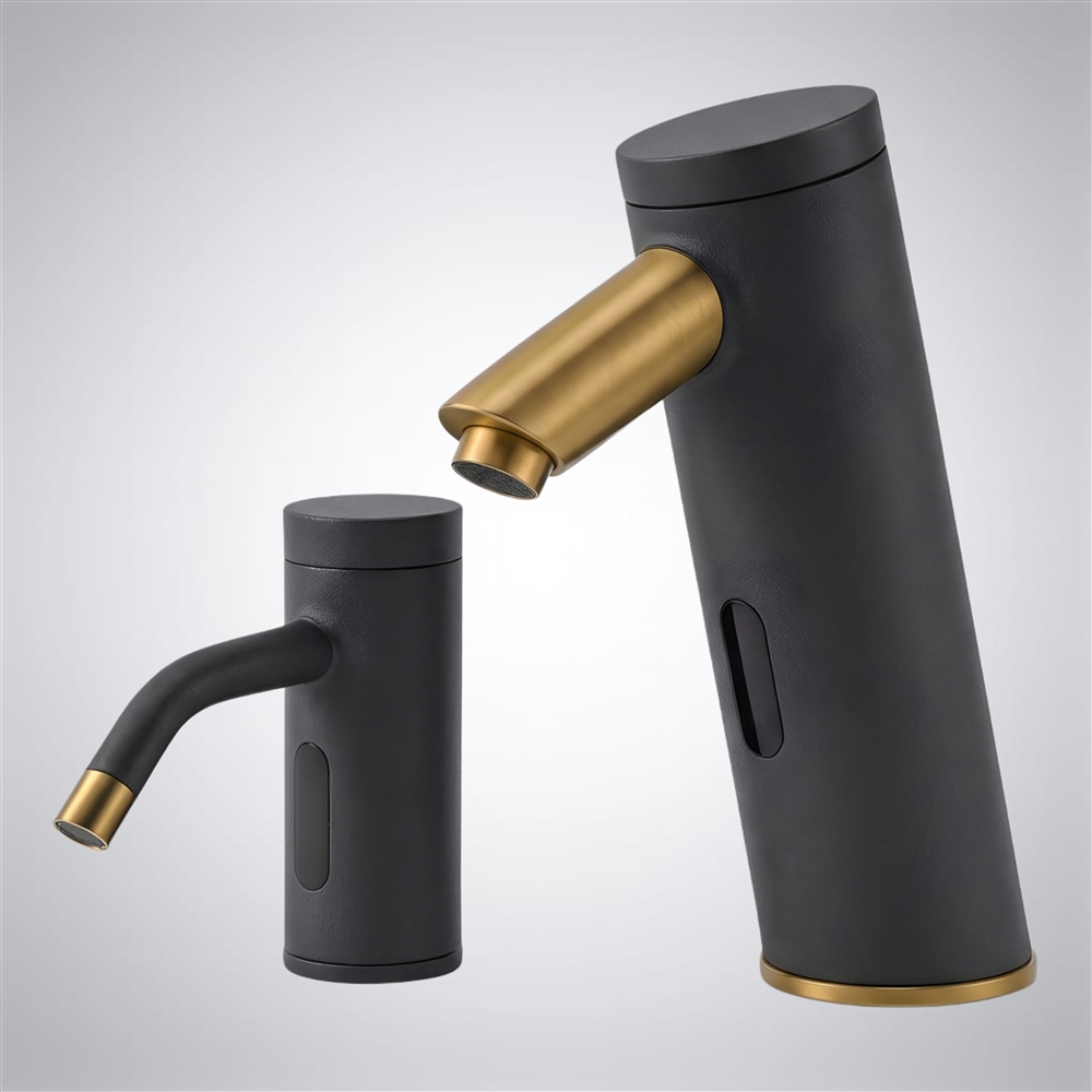 Hands using a touchless soap dispenser for better hygiene