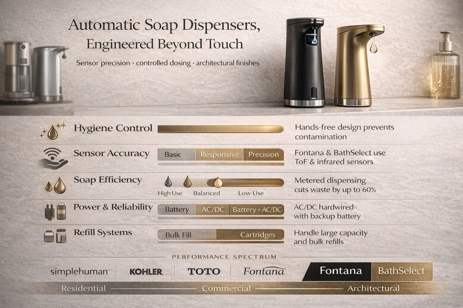 Cleaning the sensor area on a touchless soap dispenser to restore dispensing performance