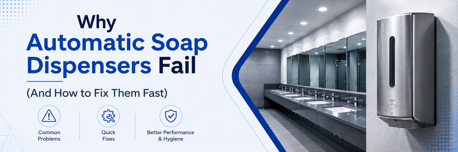 why automatic soap dispenser fail