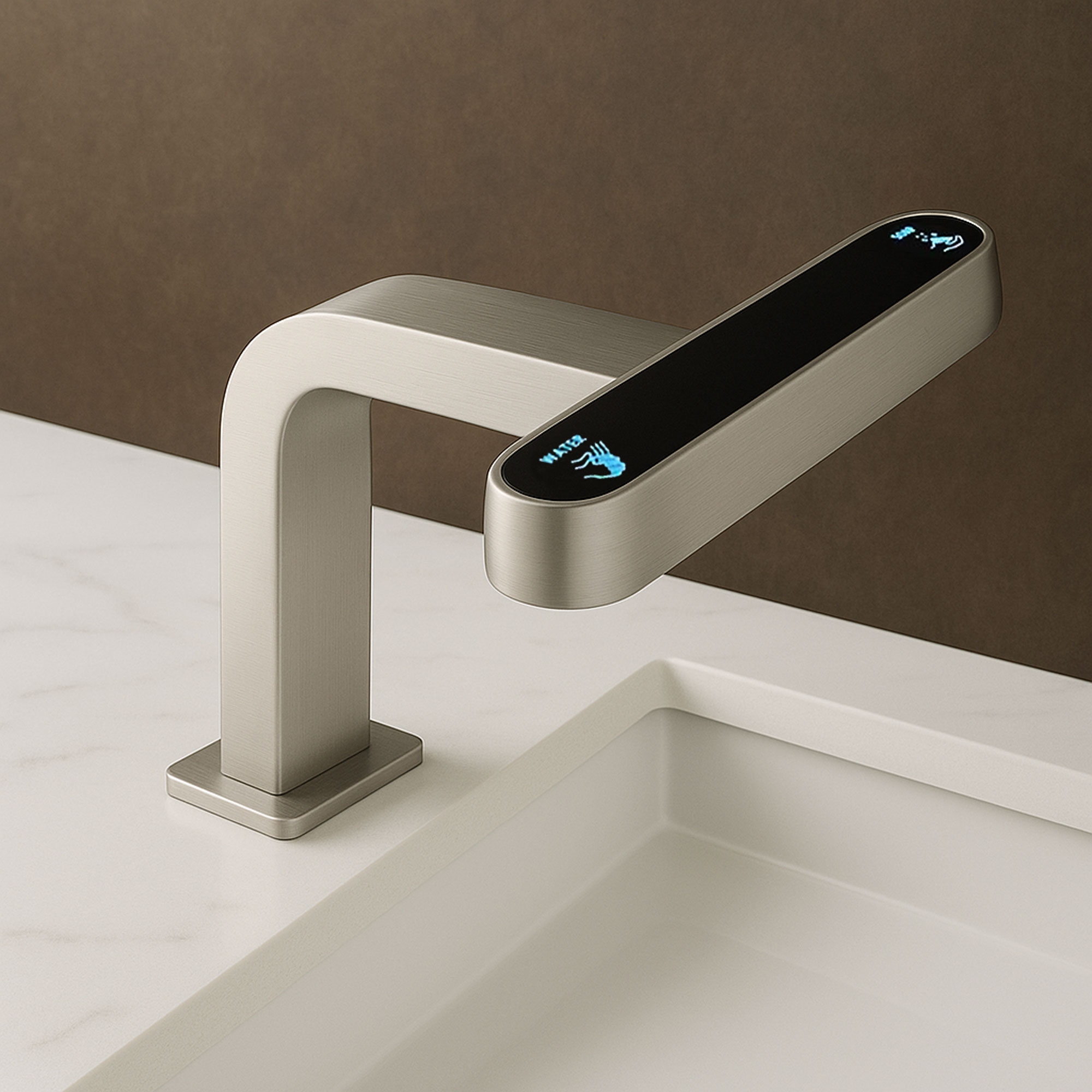 Commercial automatic infrared long neck sensor soap dispenser for deep vanities