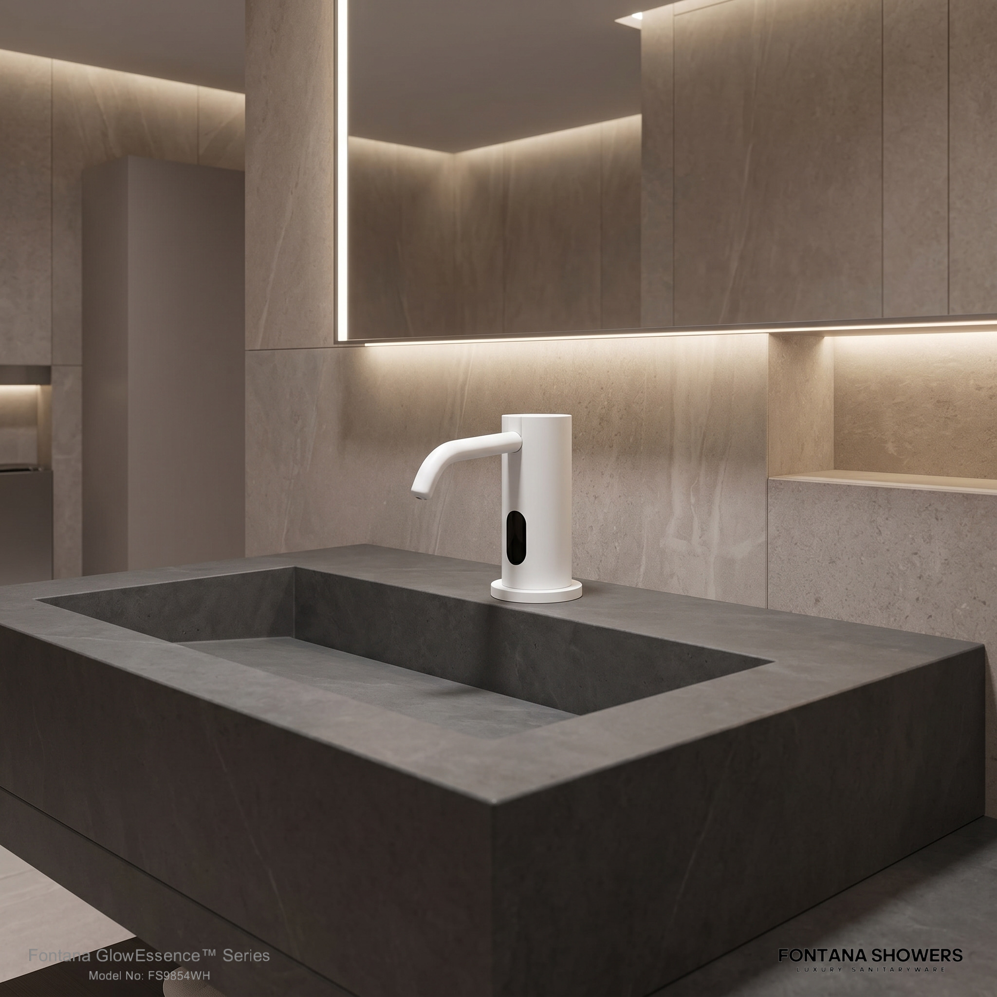Commercial touch free foam soap dispenser for offices and public restroom programs