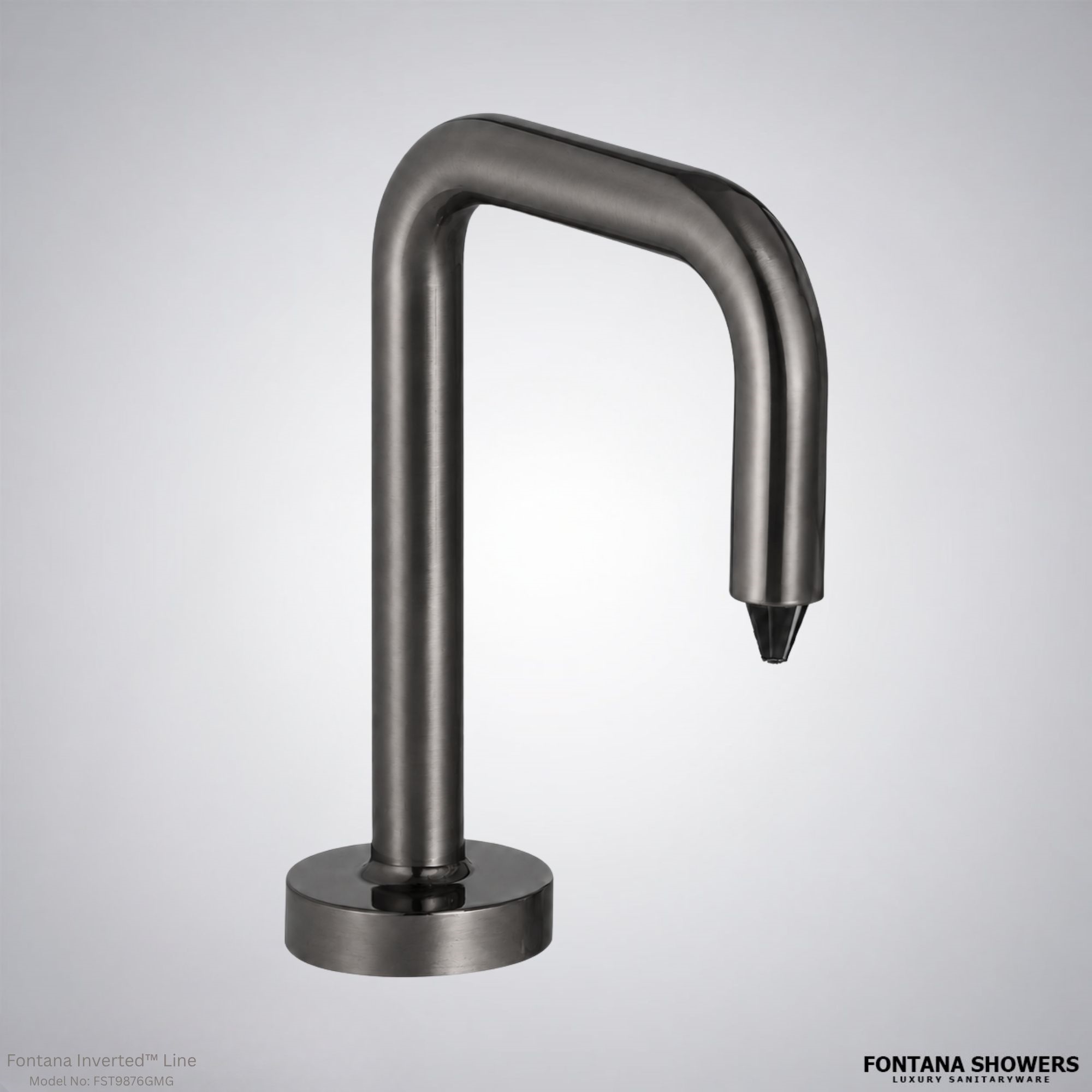 Fontana touchless faucets and soap dispensers in premium commercial restroom finish