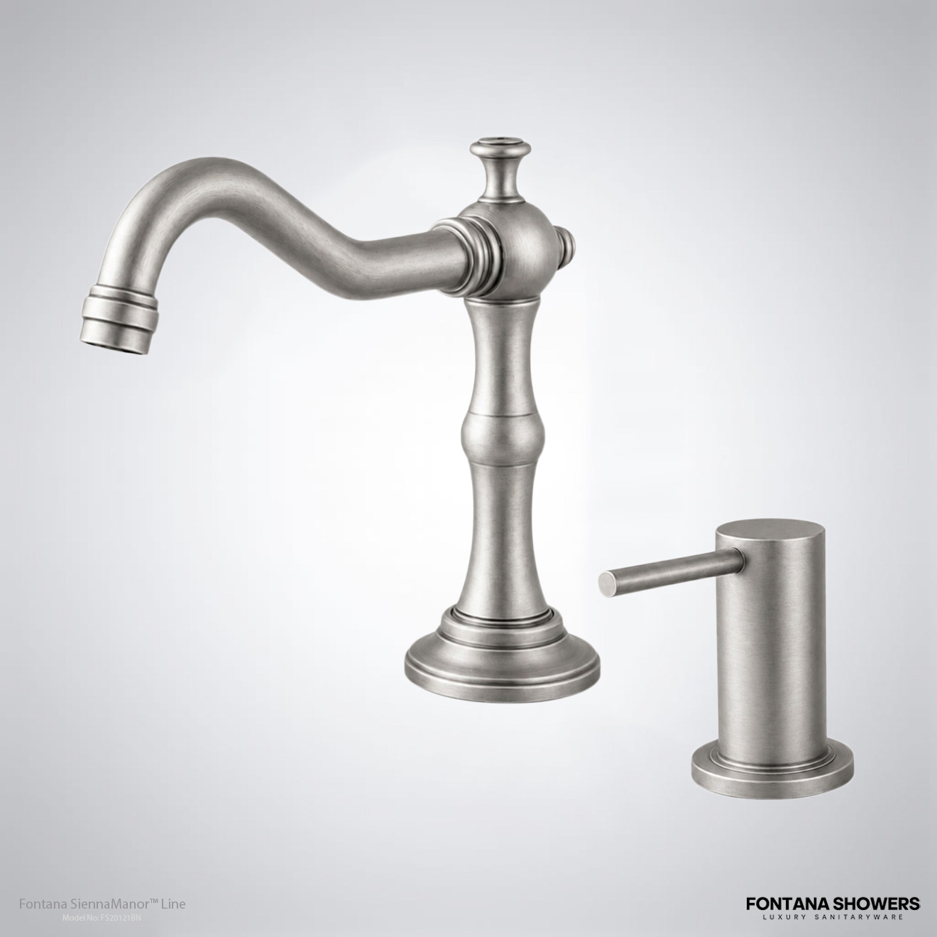 Brushed nickel automatic soap dispenser for healthcare and education facilities