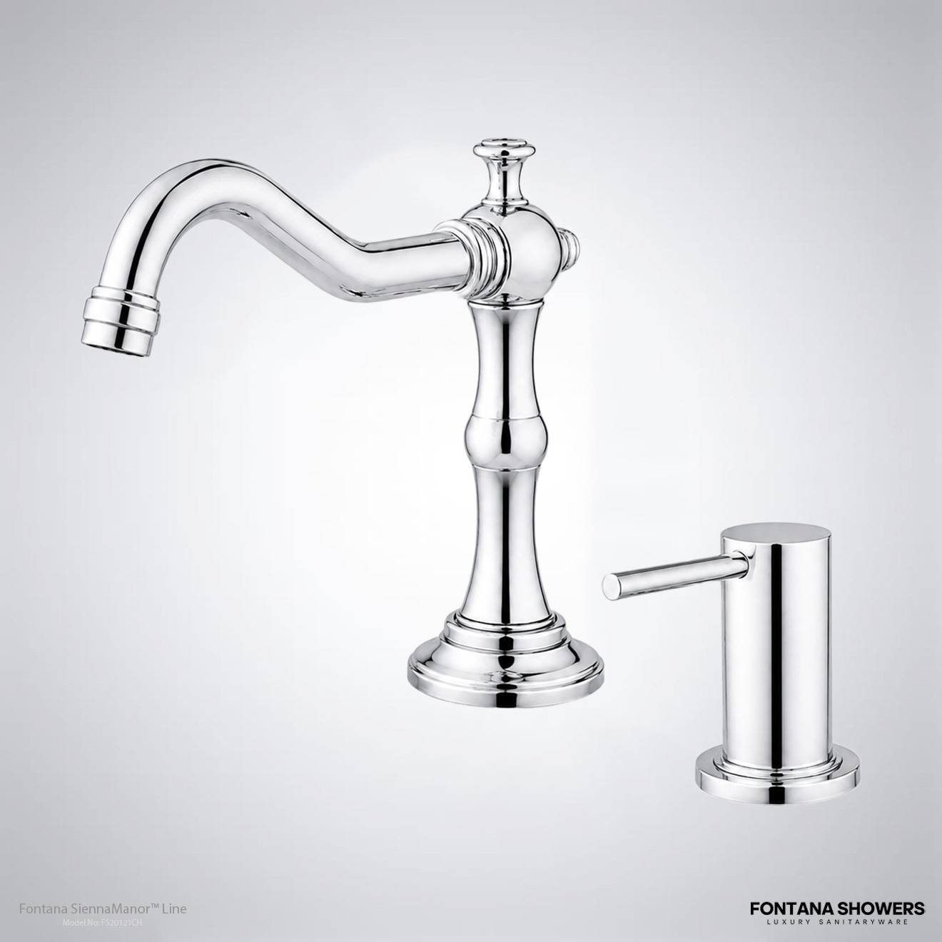 Commercial restroom vanity with multiple touchless faucets and automatic soap dispensers for specification planning